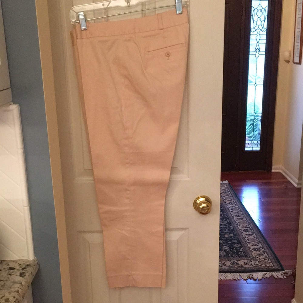 Ladies size 8 pants by Talbots in Blush color.      Great condition